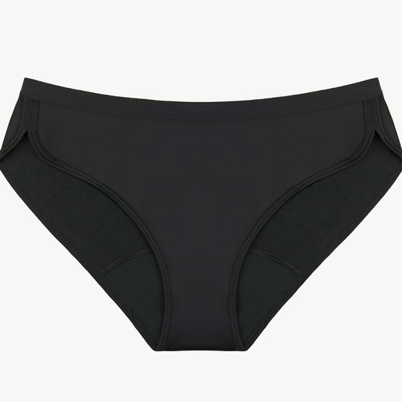 NWT Thinx Sport Moderate Absorbency Period Underwear Black - Picture 4 of 7
